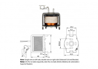 BOBINA DO RELÉ DA PARTIDA