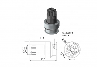 IMPULSOR DO MOTOR DE PARTIDA