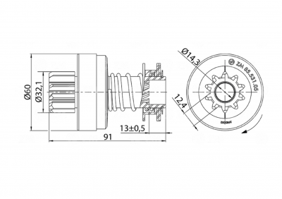 IMPULSOR DO MOTOR DE PARTIDA