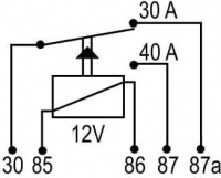RELÉ AUXILIAR REVERSOR