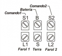 RELÉ DUPLO DE FAROL