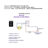 INTERRUPTOR DE VIDRO ELÉTRICO