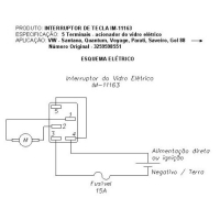 INTERRUPTOR DE VIDRO ELÉTRICO